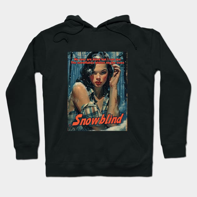 Snowblind,  A vintage comics cover Hoodie by obstinator